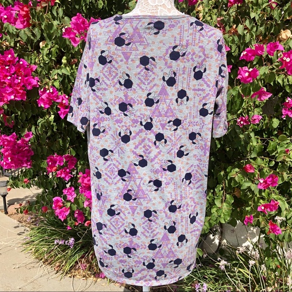 LulaRoe Minnie Mouse Irma High\Low Tunic Top - Picture 4 of 7